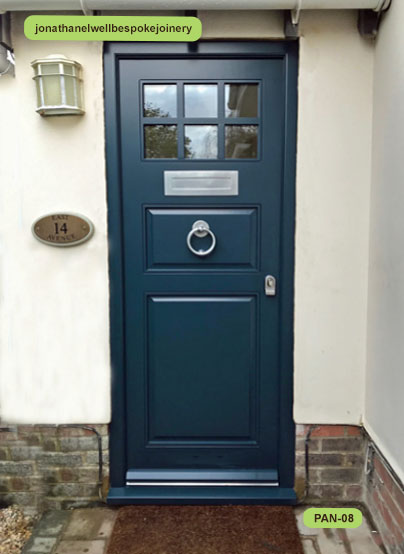 edwardian front door hague blue