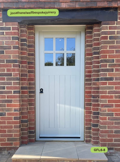 bespoke front door lamp room grey
