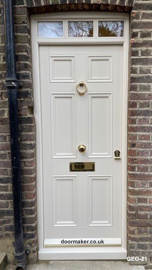 georgian style front door skimming stone