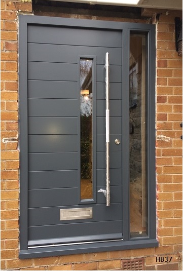grey contemporary door