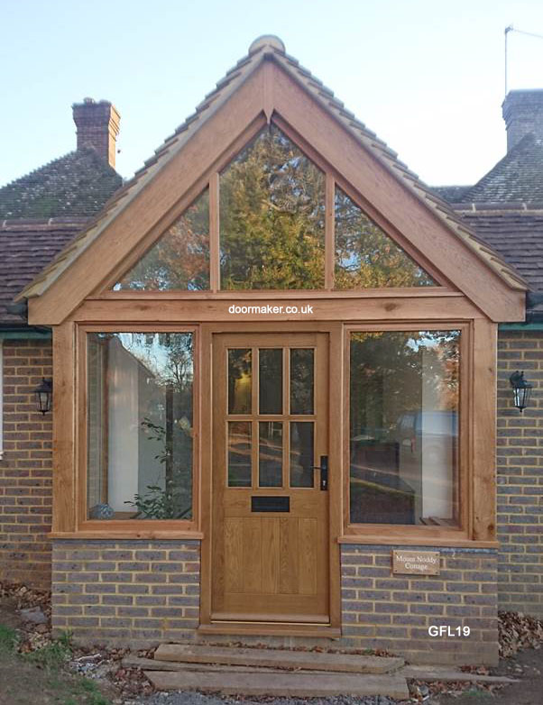 bespoke oak porch